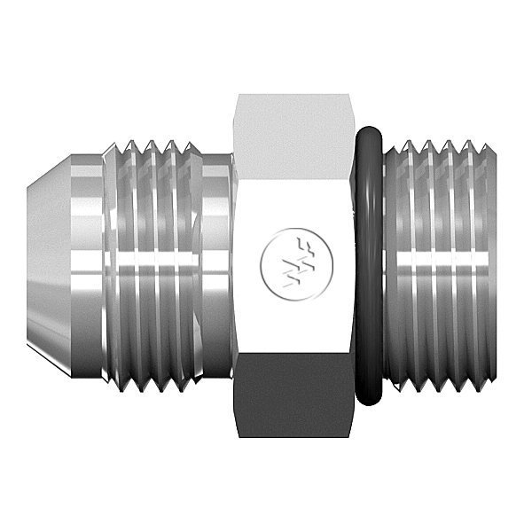 World Wide Fittings Male JIC to Male O-Ring Boss Straight 5315X04X06